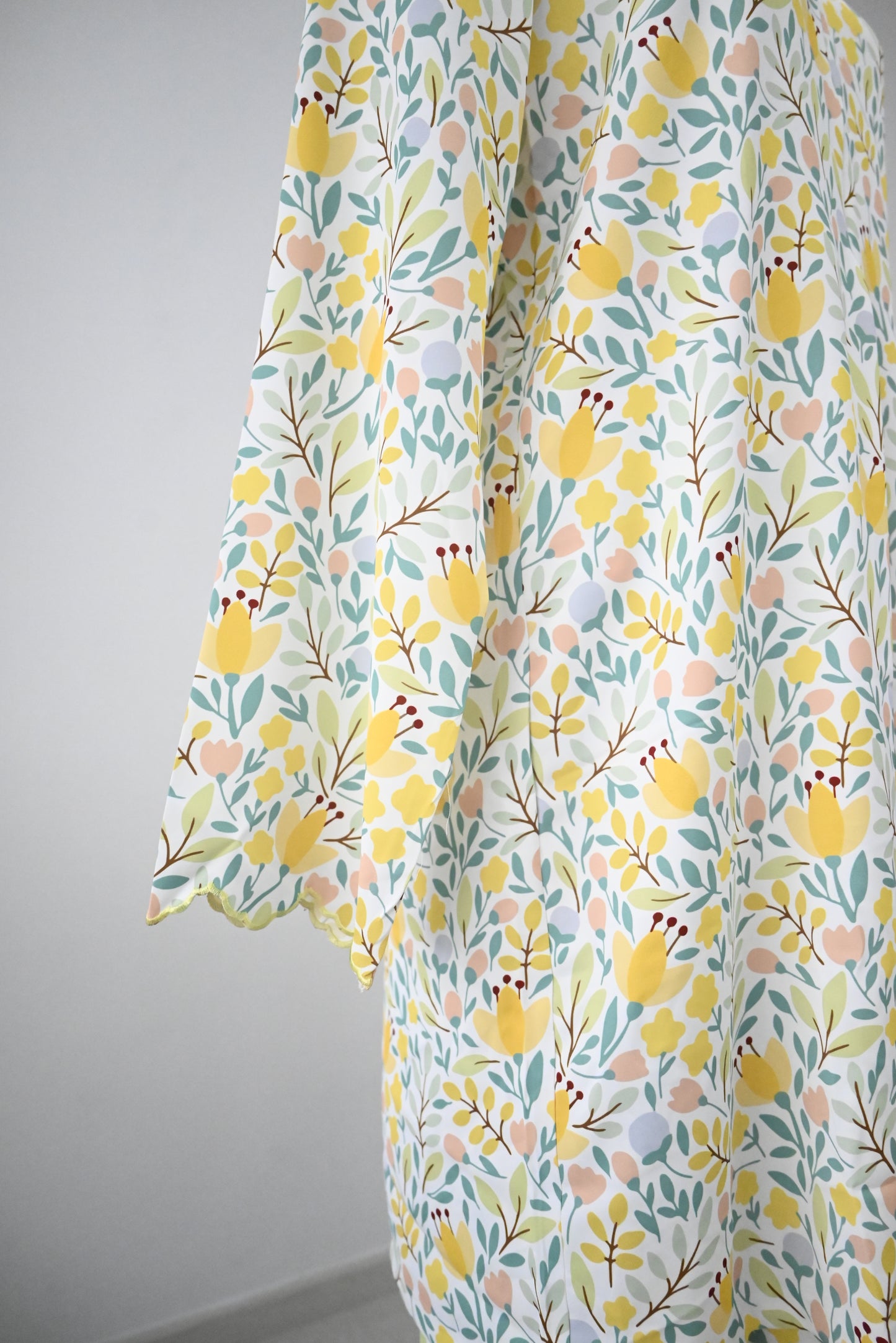 Yellow Flora Kurung