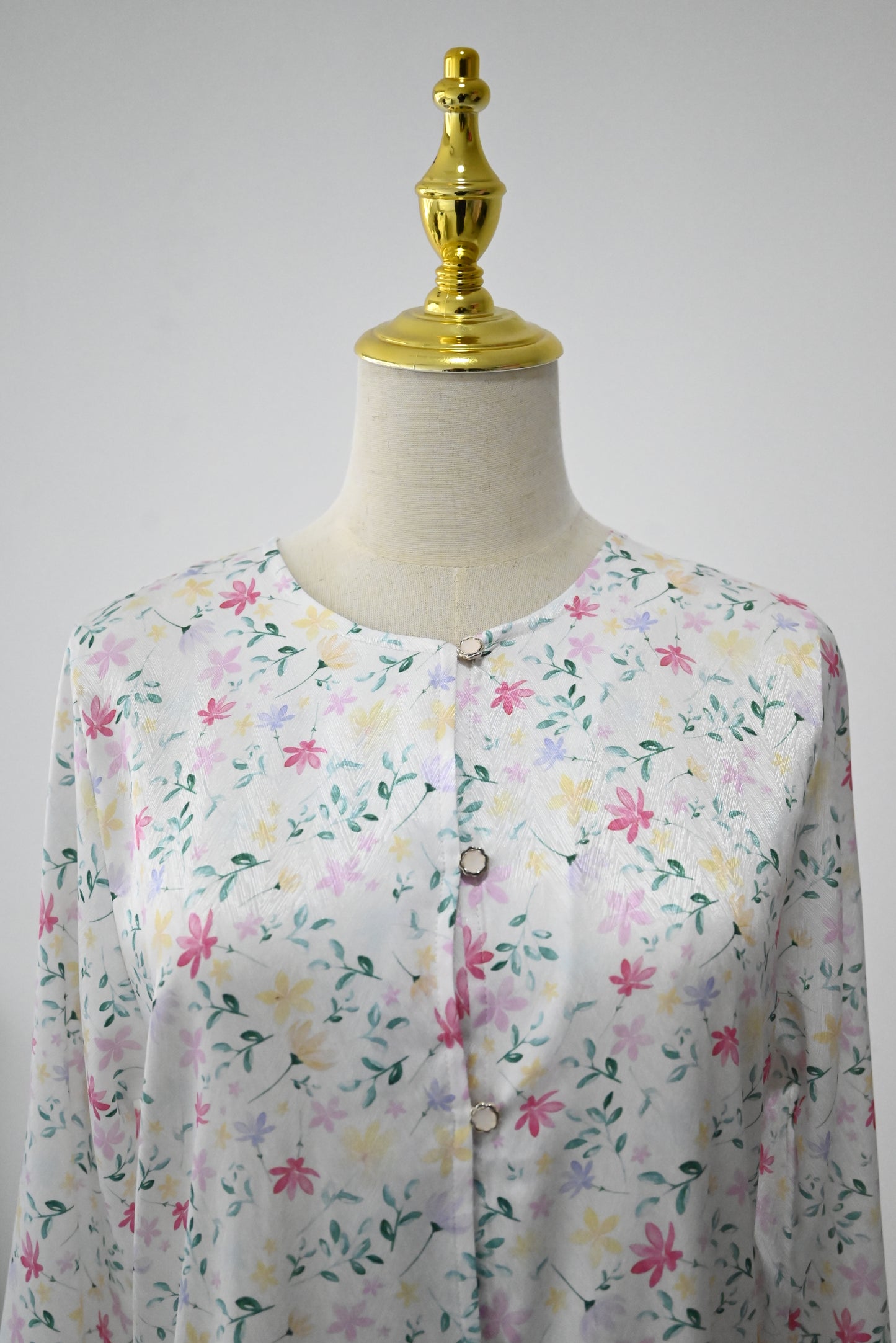 White Pleated Kurung