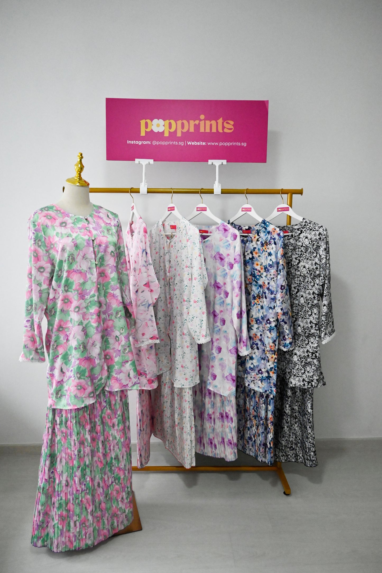 Garden Pleated Kurung