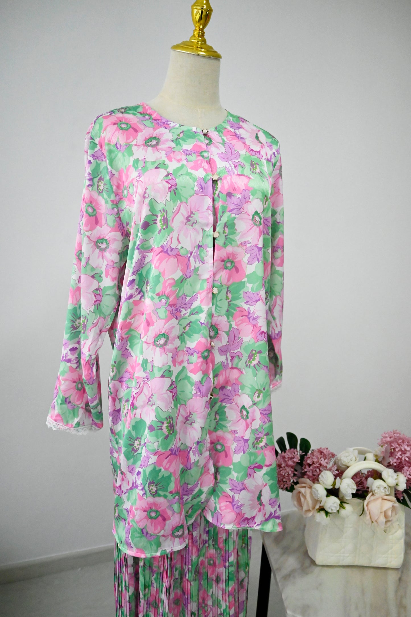 Garden Pleated Kurung