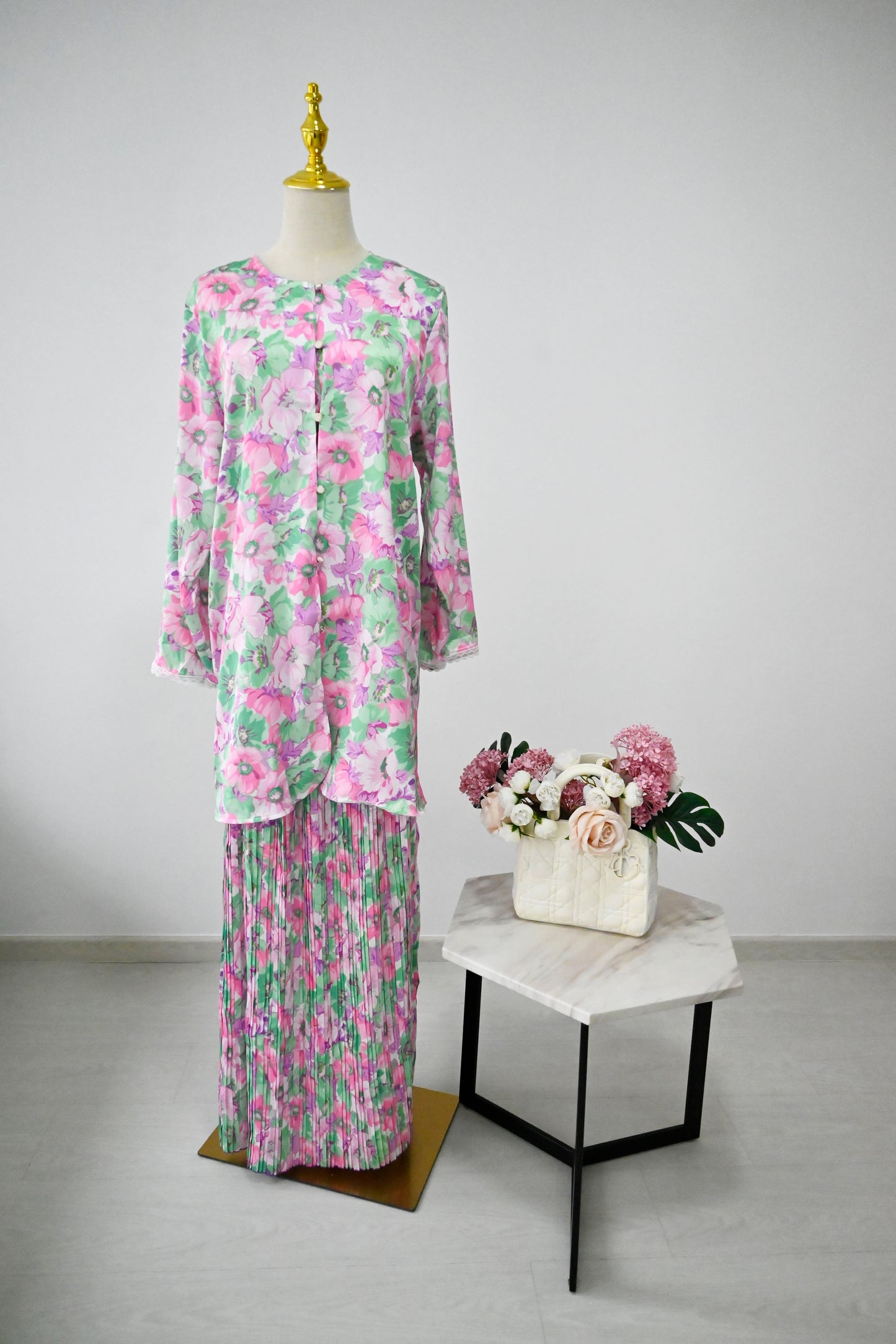 Garden Pleated Kurung
