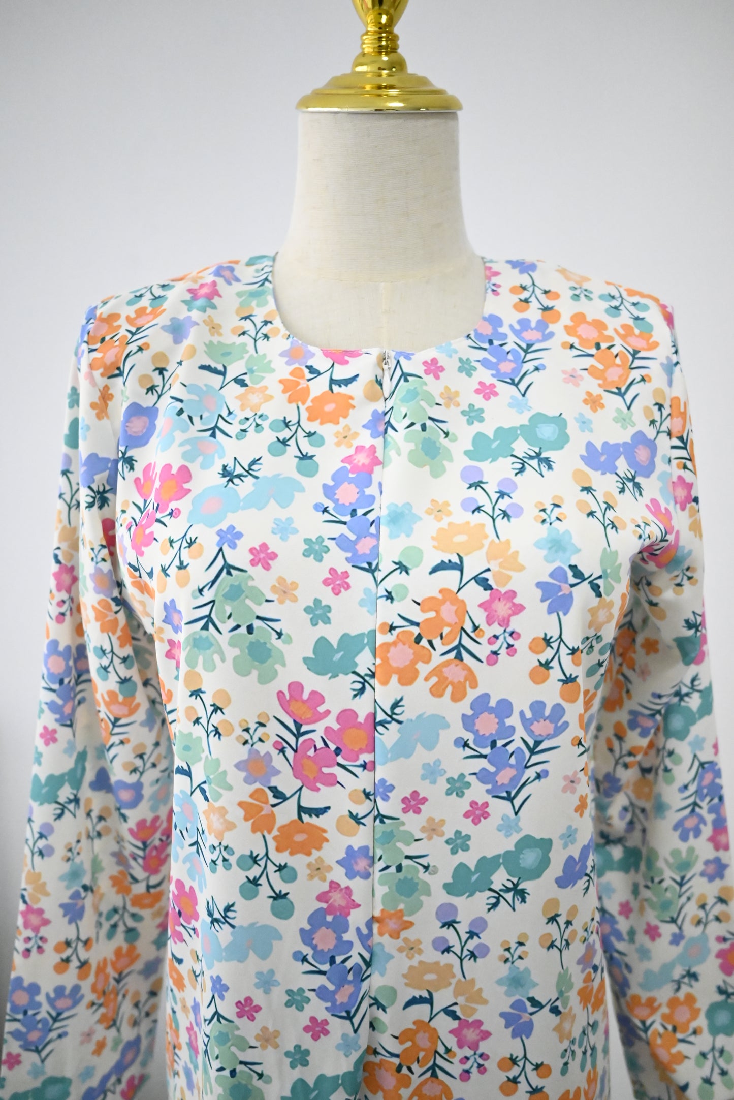 Pastel Flora Kurung