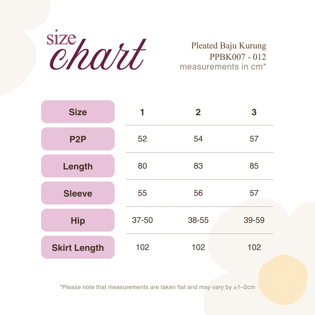 Black Pleated Kurung