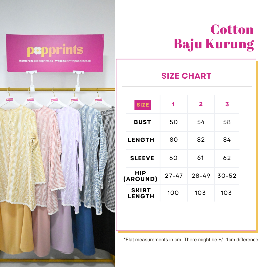 Yellow Cotton Kurung